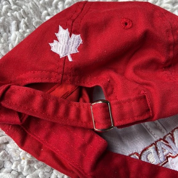 HBC Team Canada Red Baseball Hat Trucker Cap 2006 TORINO - WINTER OLYMPICS - Picture 6 of 6